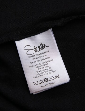 SikSilk T-Shirt S in Schwarz