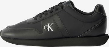 Calvin Klein Jeans - Sapatilhas baixas 'RETRO RUN' em preto: frente