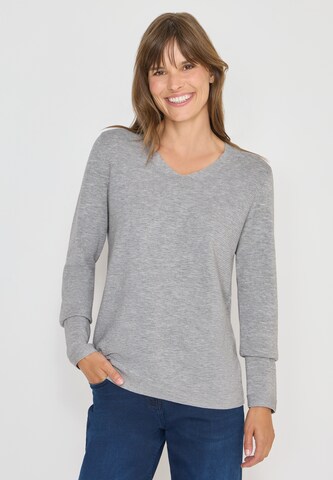 STREET ONE Pullover in Grau: Vorderseite