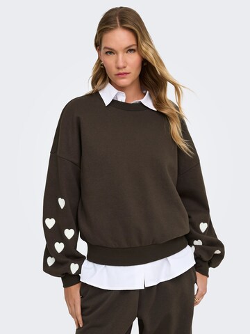Felpa 'ONLMacy' di ONLY in marrone