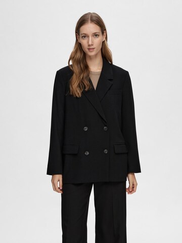 Blazer 'TINNI' di SELECTED FEMME in nero: frontale