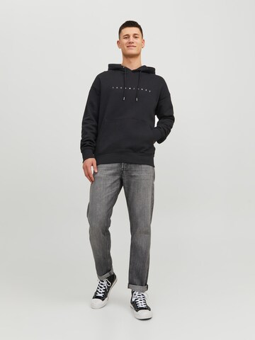 JACK & JONES Sweatshirt 'Star' in Schwarz