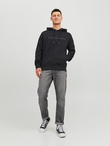 JACK & JONES Sweatshirt 'Star' i svart