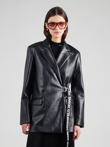 Blazer di KARL LAGERFELD JEANS in nero: frontale