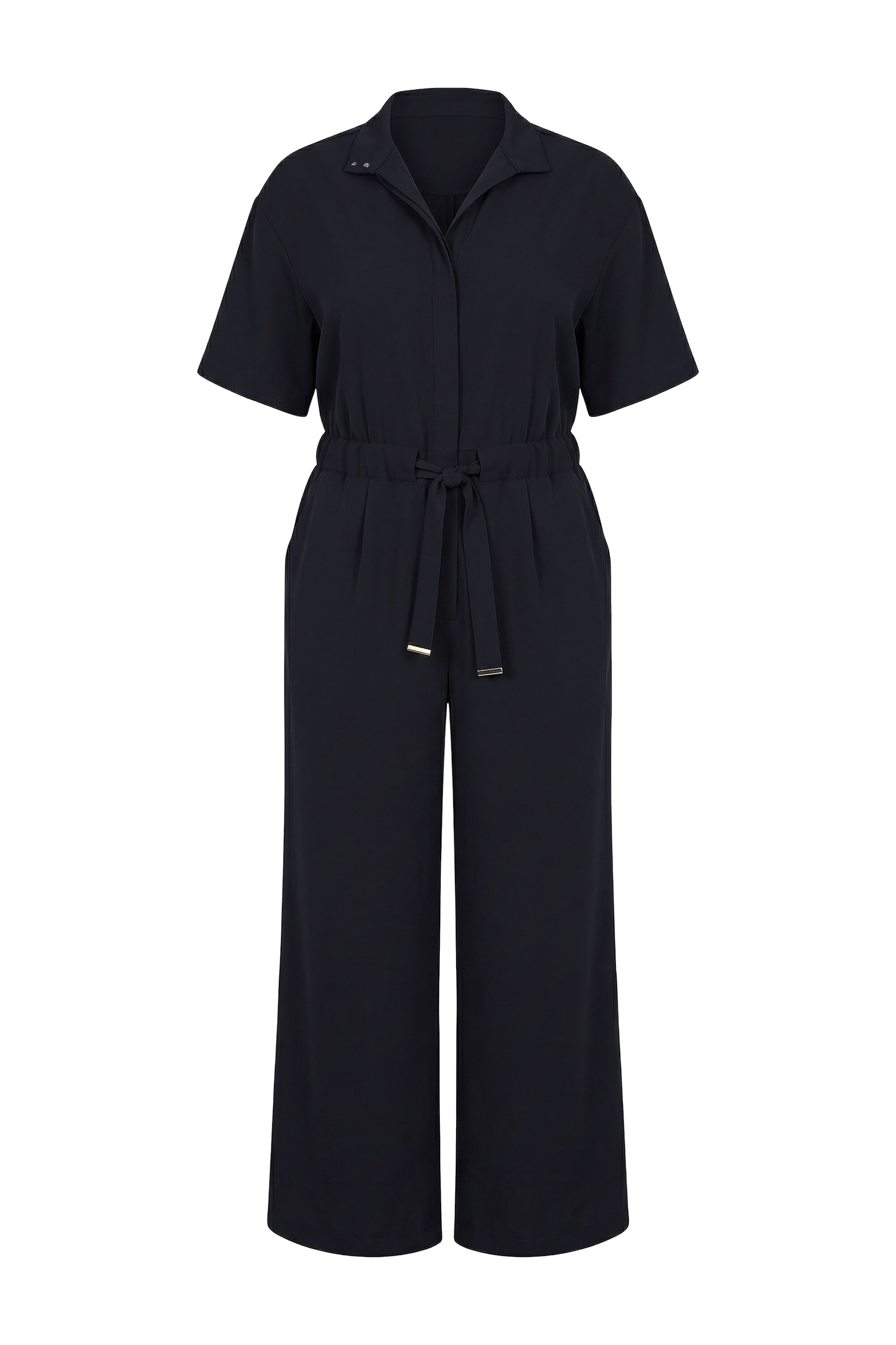 Studio Untold Jumpsuit in Schwarz: Vorderseite