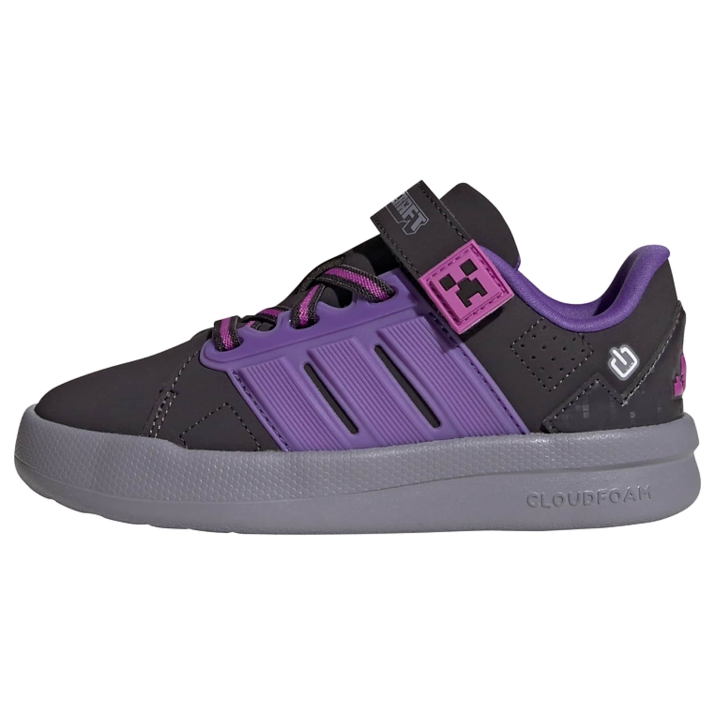 Baskets 'Minecraft Lightorama Court' ADIDAS SPORTSWEAR en noir : devant