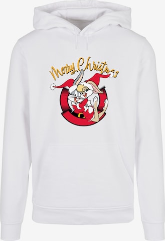 Felpa 'Looney Tunes - Lola Merry Christmas' di ABSOLUTE CULT in bianco: frontale