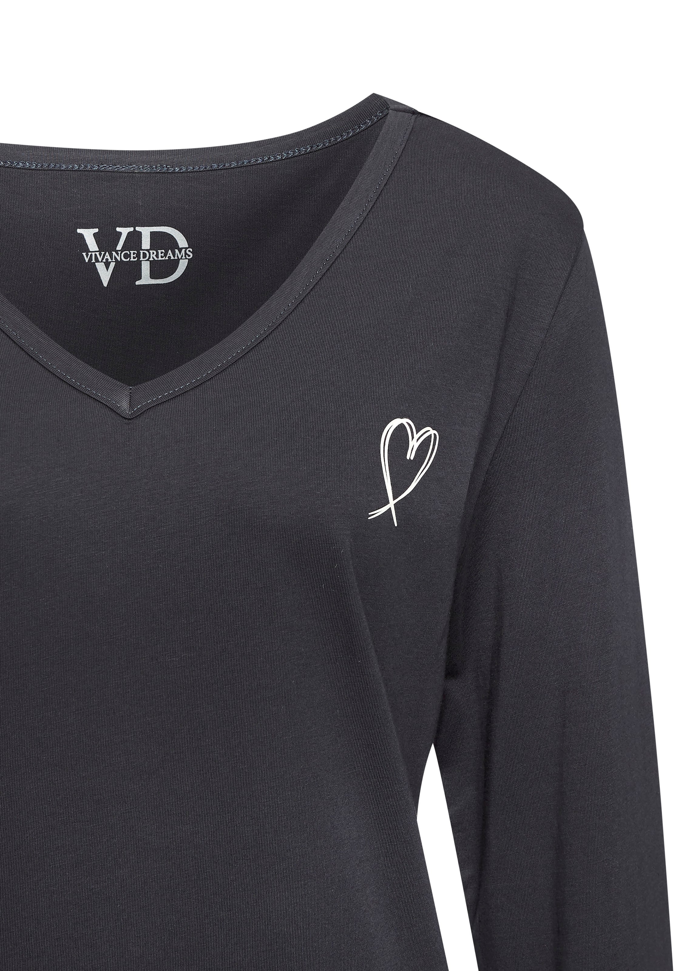 Chemise de nuit 'Dreams' VIVANCE en gris