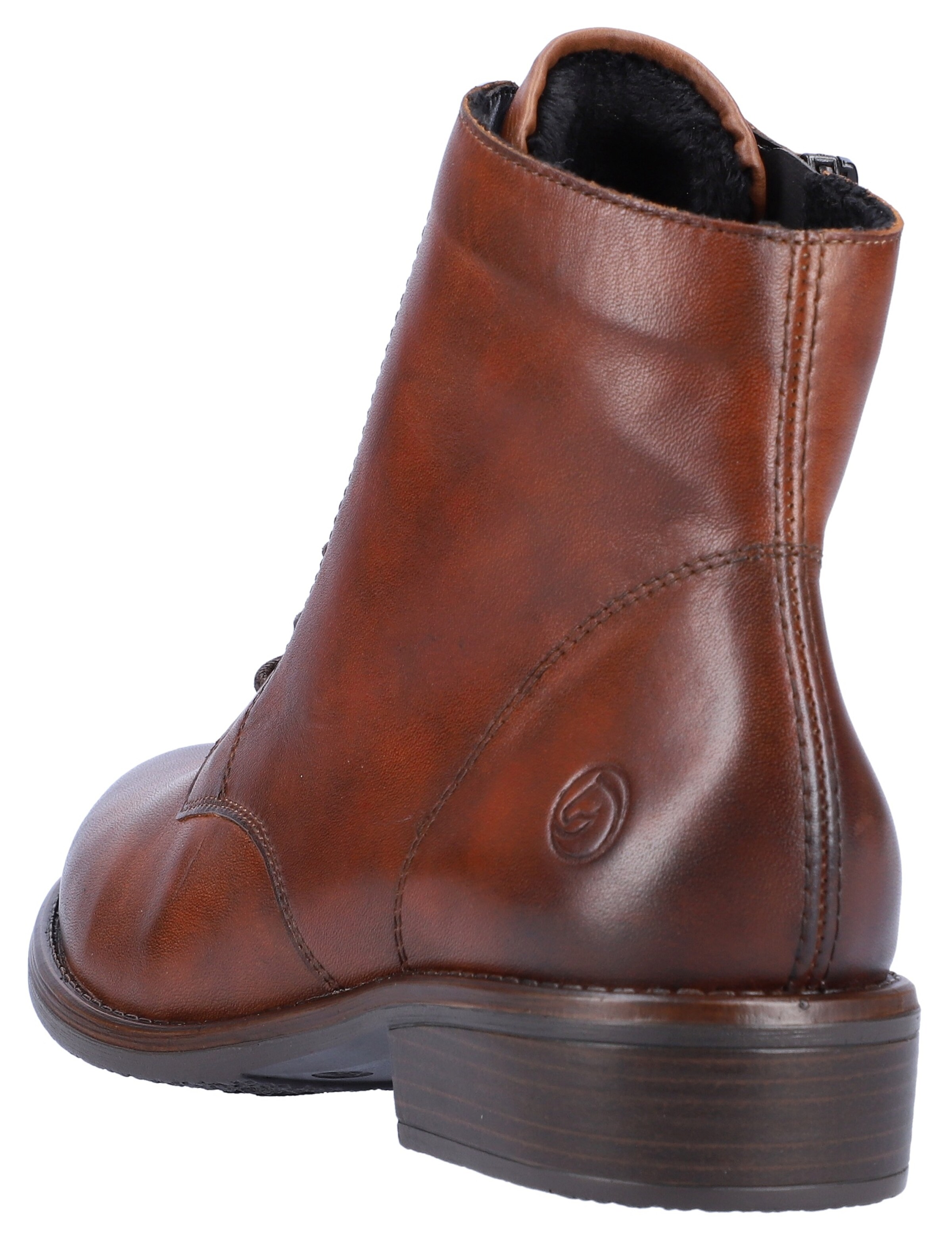 REMONTE - Botim com fivela em castanho