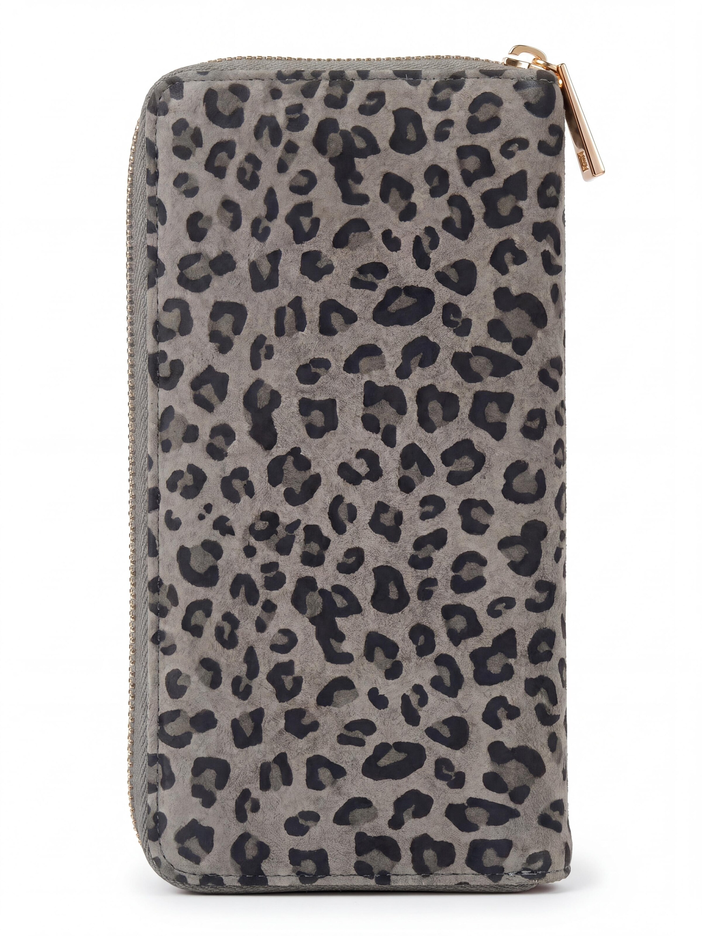 MILLYMILK® Wallet 'SAVANA LARGE' in Grey: front