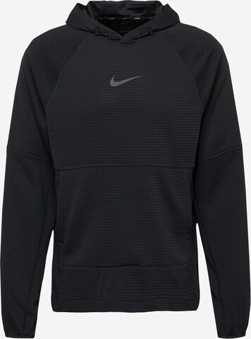 NIKE Sportsweatshirt in Schwarz: predná strana