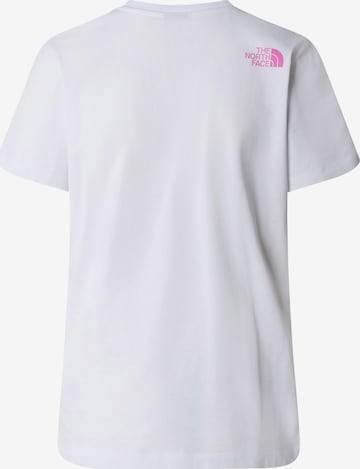 THE NORTH FACE T-shirt i vit