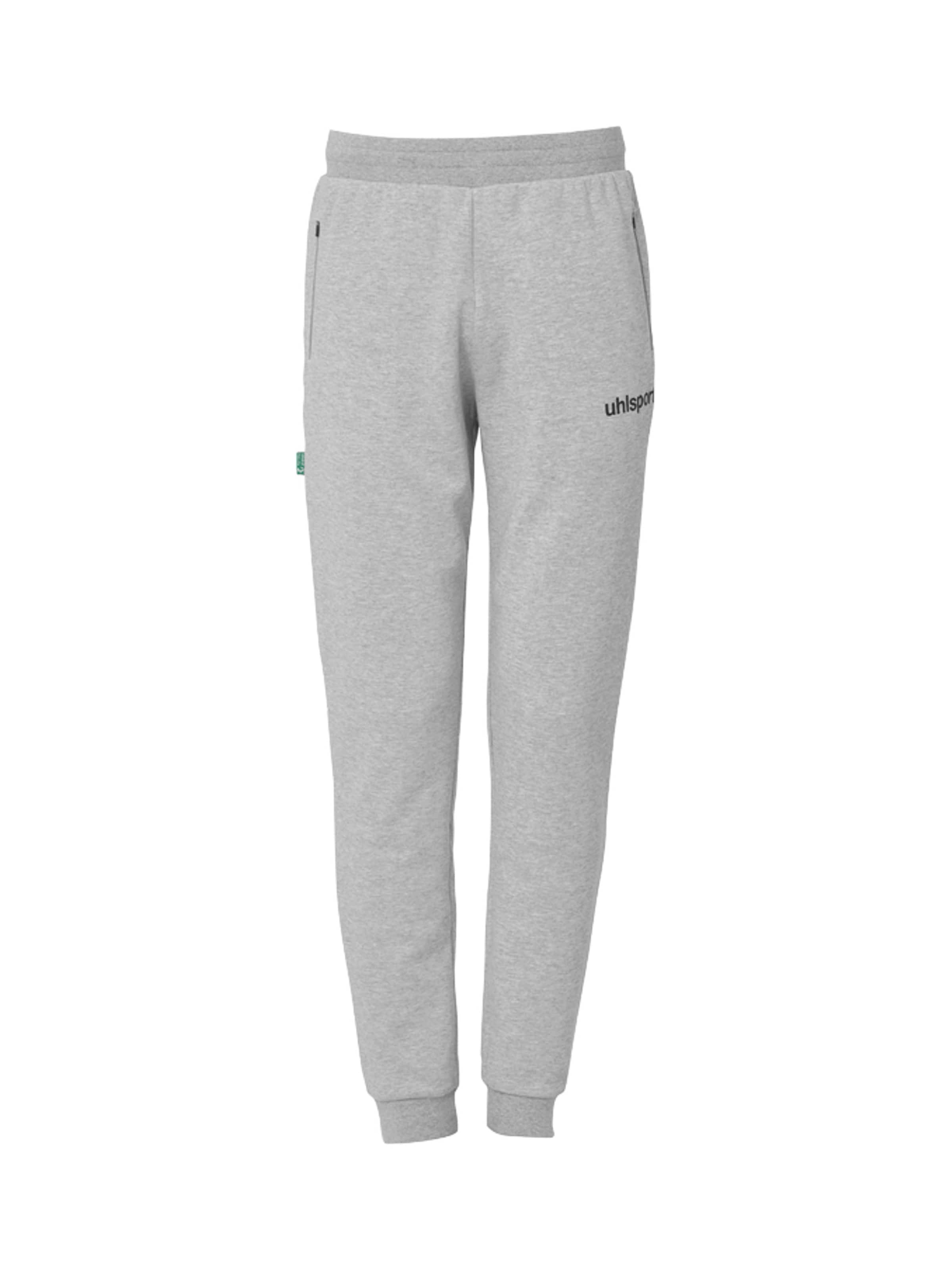 UHLSPORT Tapered Sporthose in Grau: Vorderseite