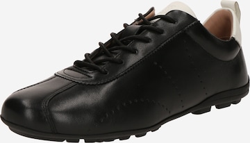 Baskets basses SALAMANDER en noir : devant