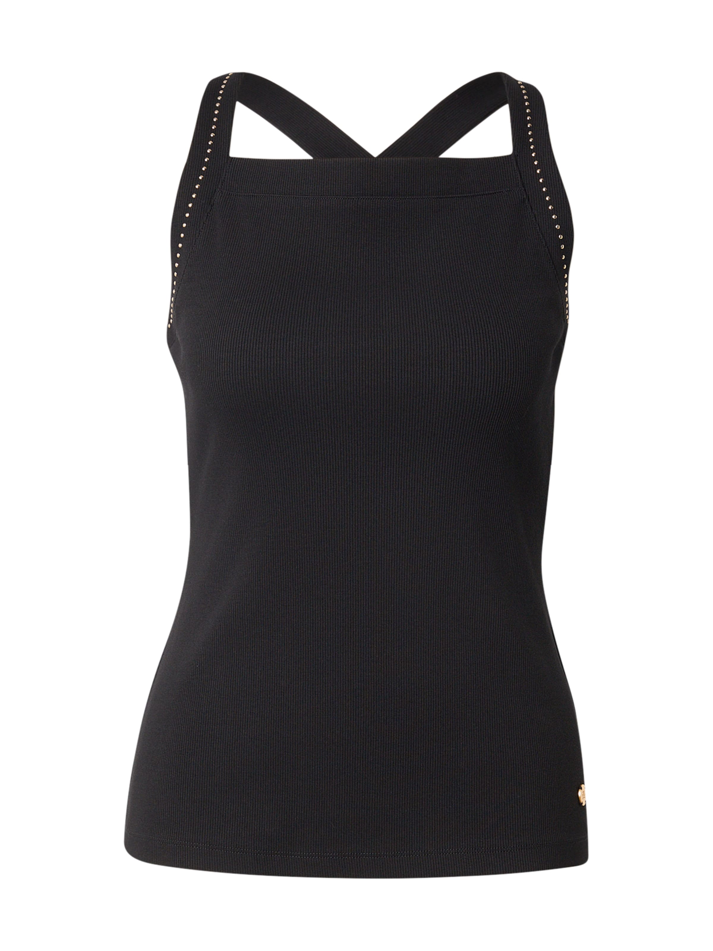 Karl Lagerfeld Top in Schwarz: Vorderseite