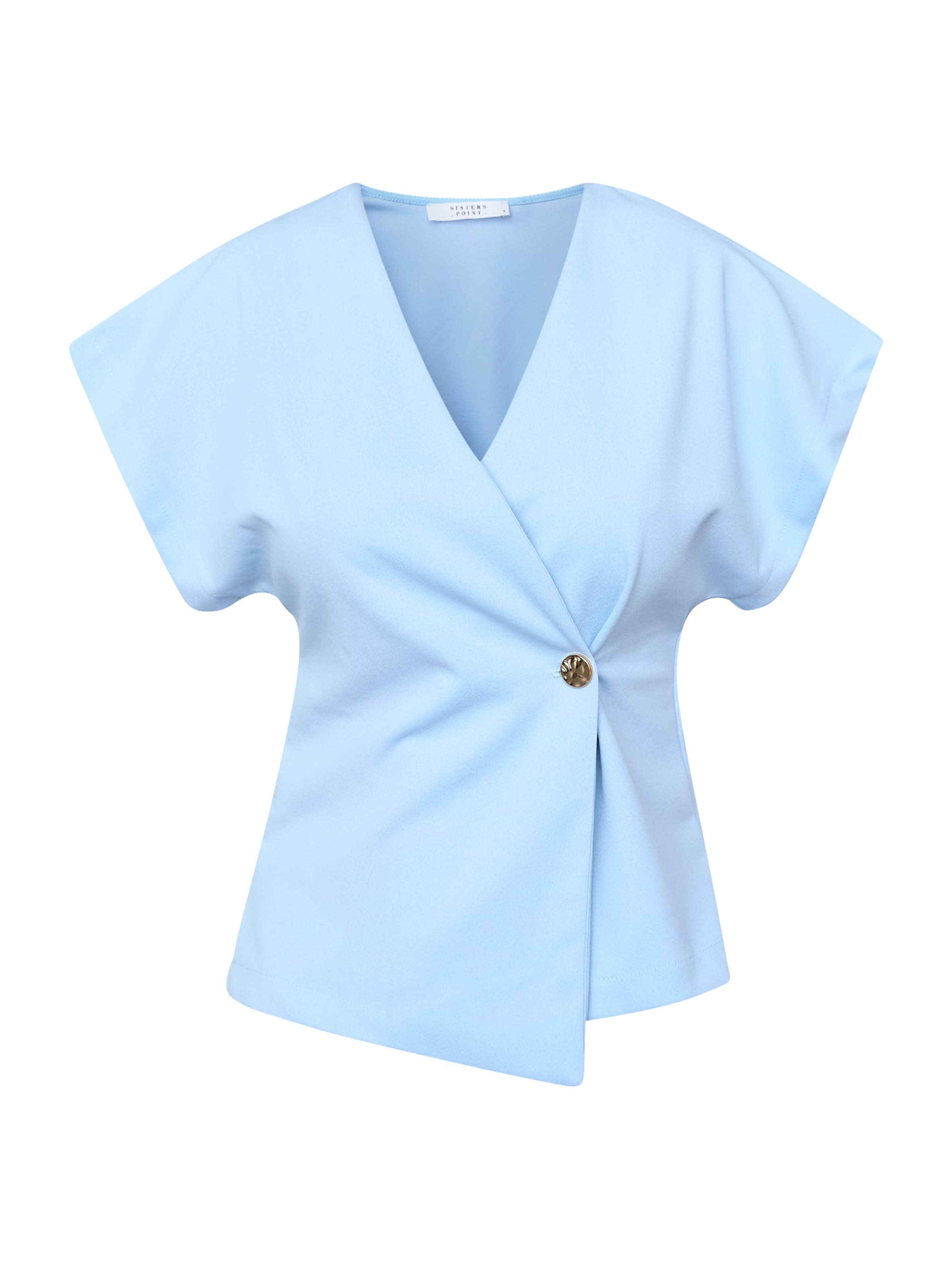 SISTERS POINT - Blusa 'GEVELA' en azul: frente