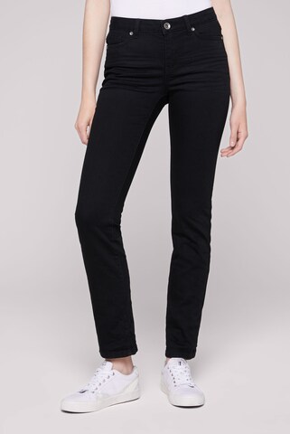 Soccx Regular Jeans in Schwarz: predná strana