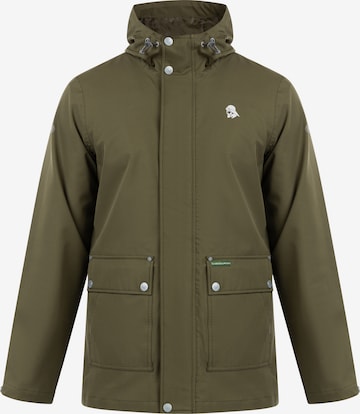 Schmuddelwedda Between-Season Jacket 'Bridgeport' in Green: front