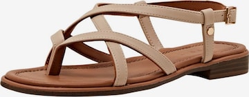 ESPRIT Sandals in Beige: front