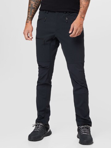 Haglöfs Slim fit Outdoor Pants in Black: front