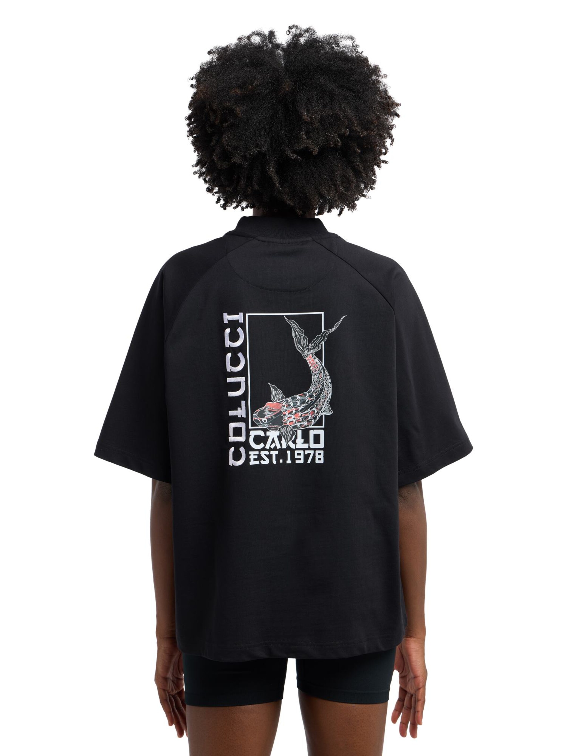 Carlo Colucci Shirt 'Dorigoni' in Black: front