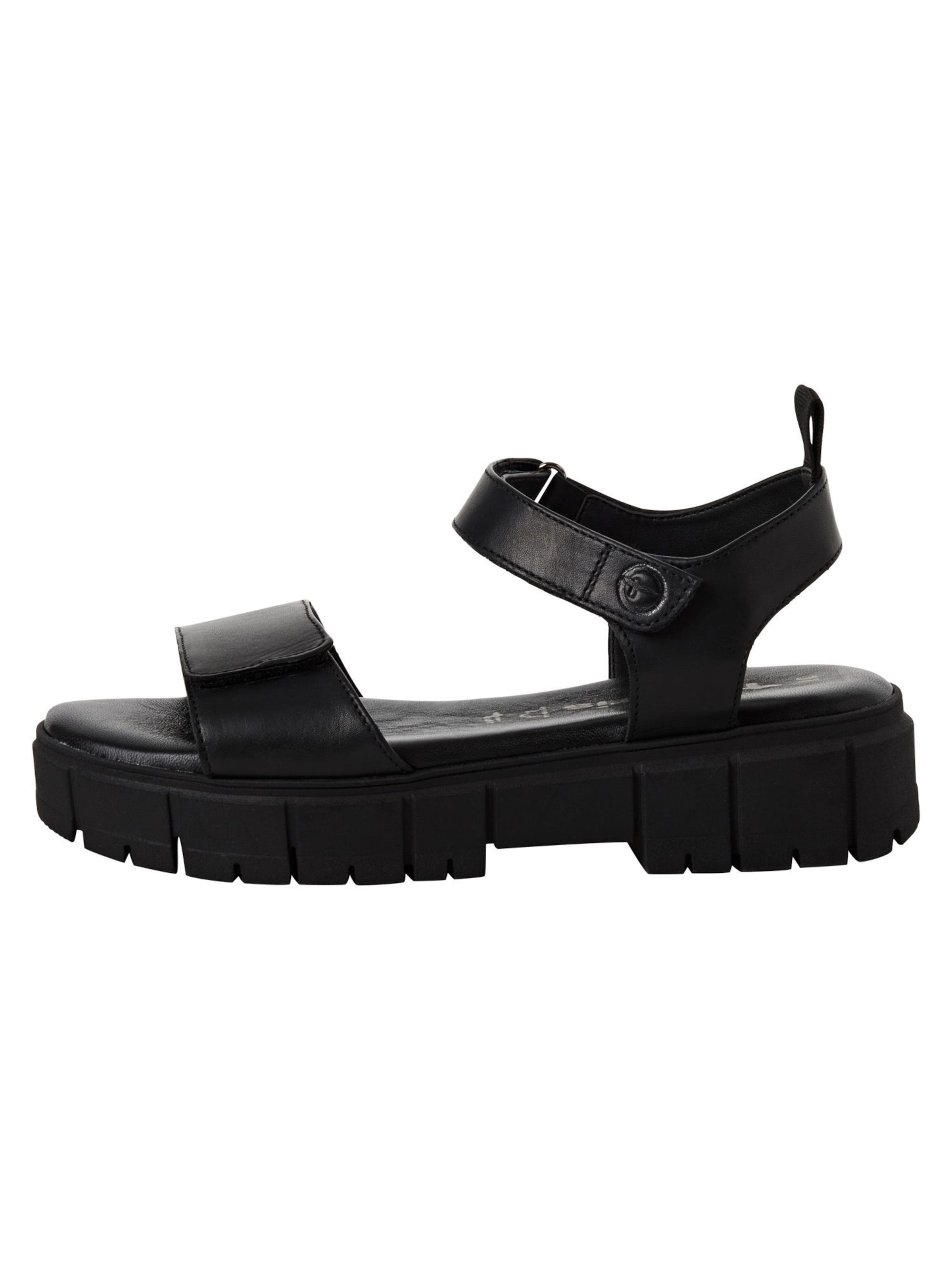 Tamaris Sandály – černá