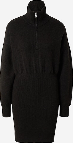 florence by mills exclusive for ABOUT YOU - Vestido de punto 'Hydrangea' en negro: frente