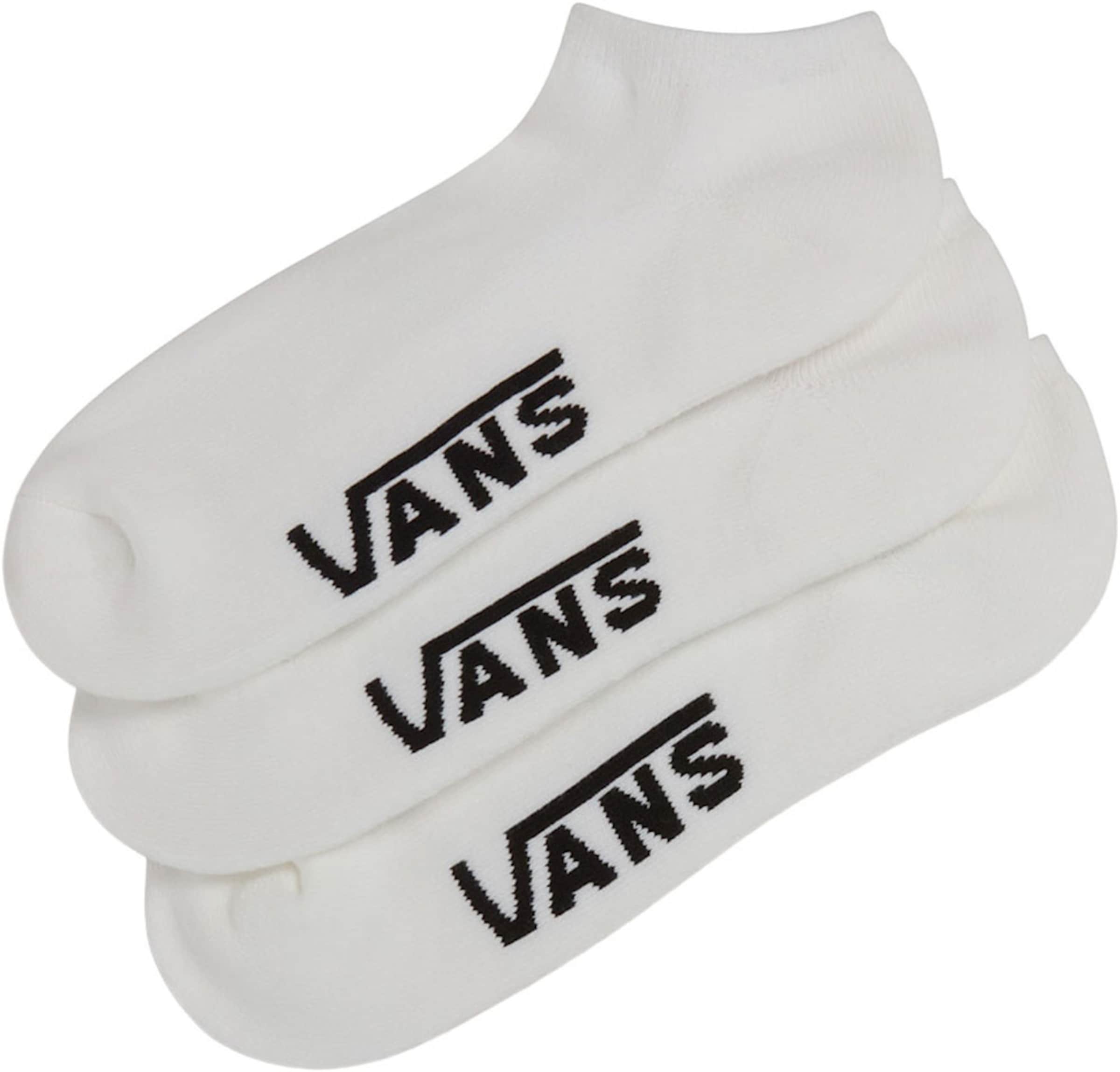 VANS Athletic Socks in White: front