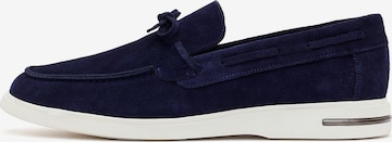 Mocassin Derimod en bleu : devant