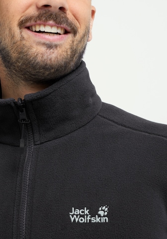 JACK WOLFSKIN Toiminnallinen fleecetakki 'Taunus 200' värissä musta