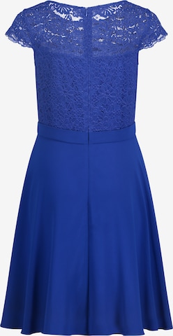 VM Vera Mont Cocktailkleid mit Spitze in Blau