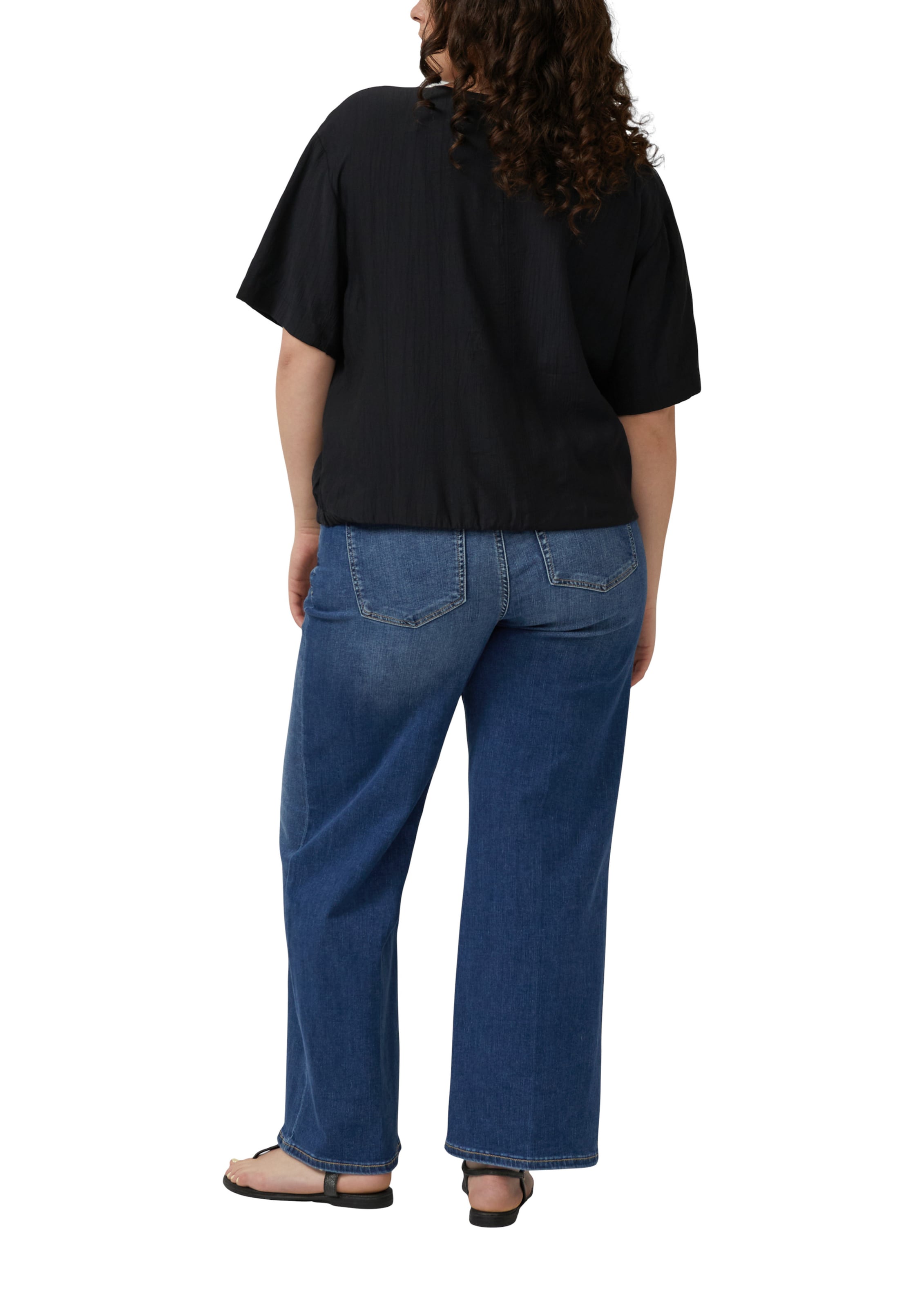 s.Oliver Bluse in Schwarz