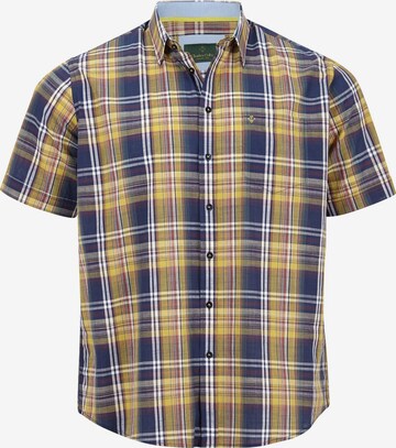 Chemise 'Duke Logan' Charles Colby en jaune : devant