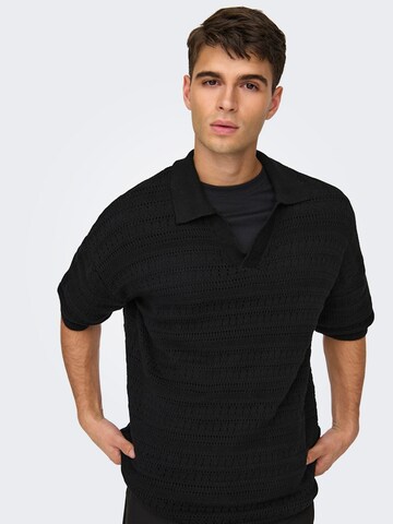 Only & Sons Svetr 'ONSGRAYSON' – černá