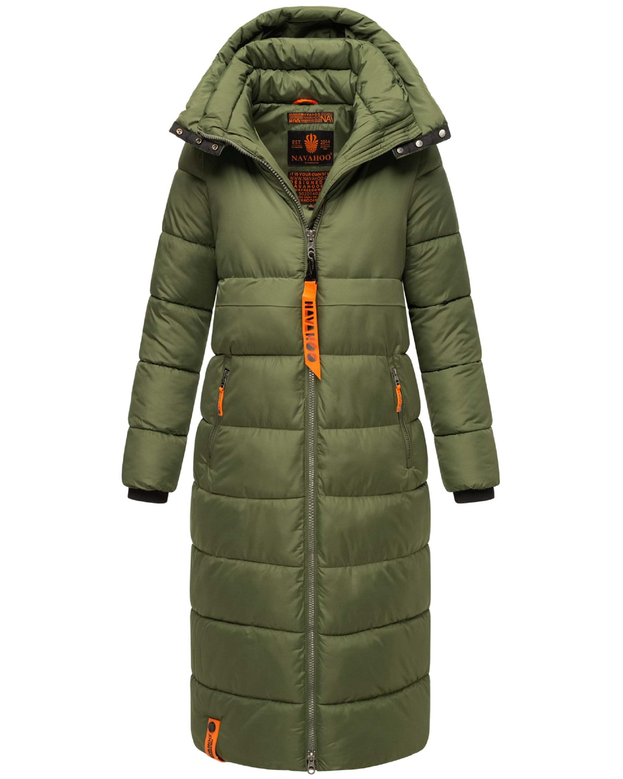 NAVAHOO Wintermantel in Groen