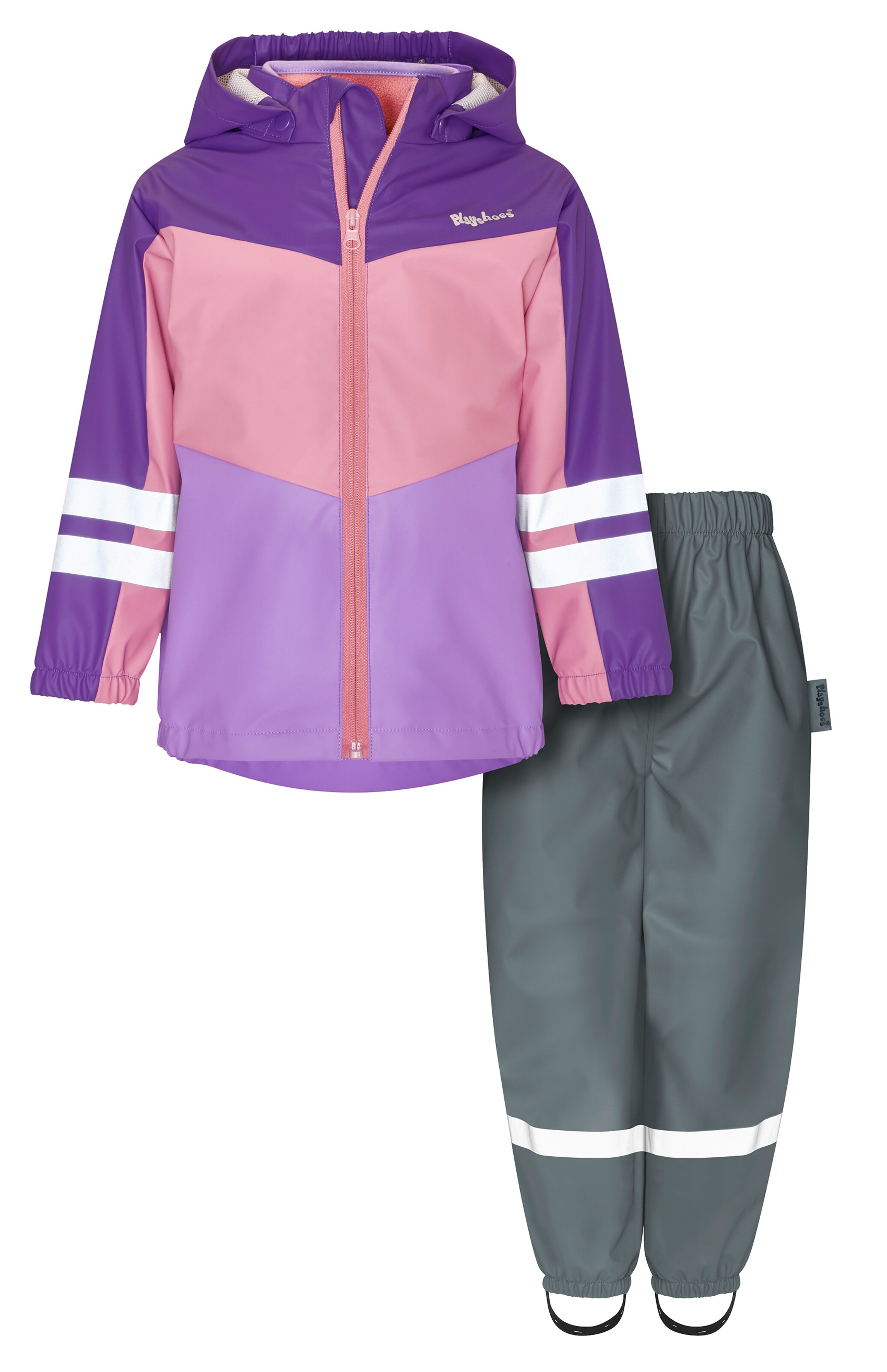PLAYSHOES - Regular Fit Fato funcional em cinzento: frente