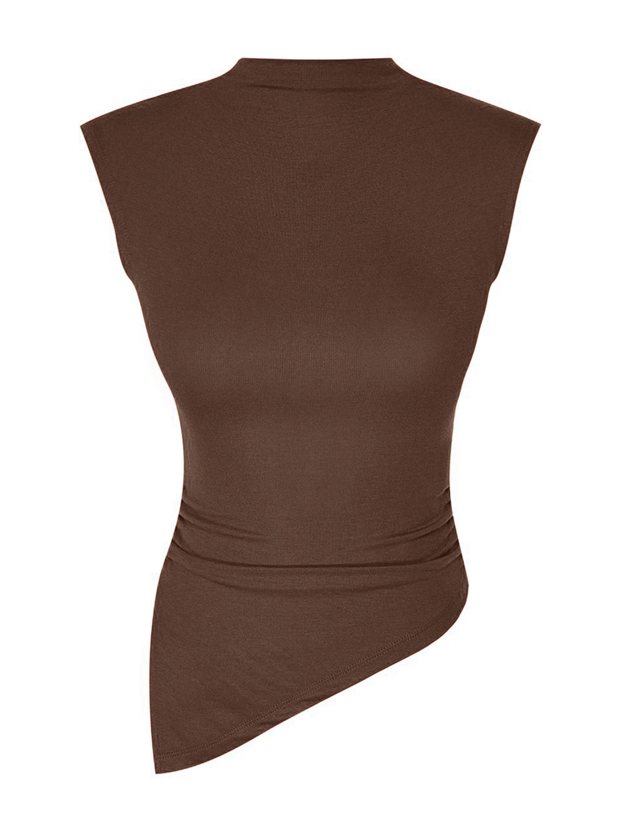 Trendyol Top - barna: elől