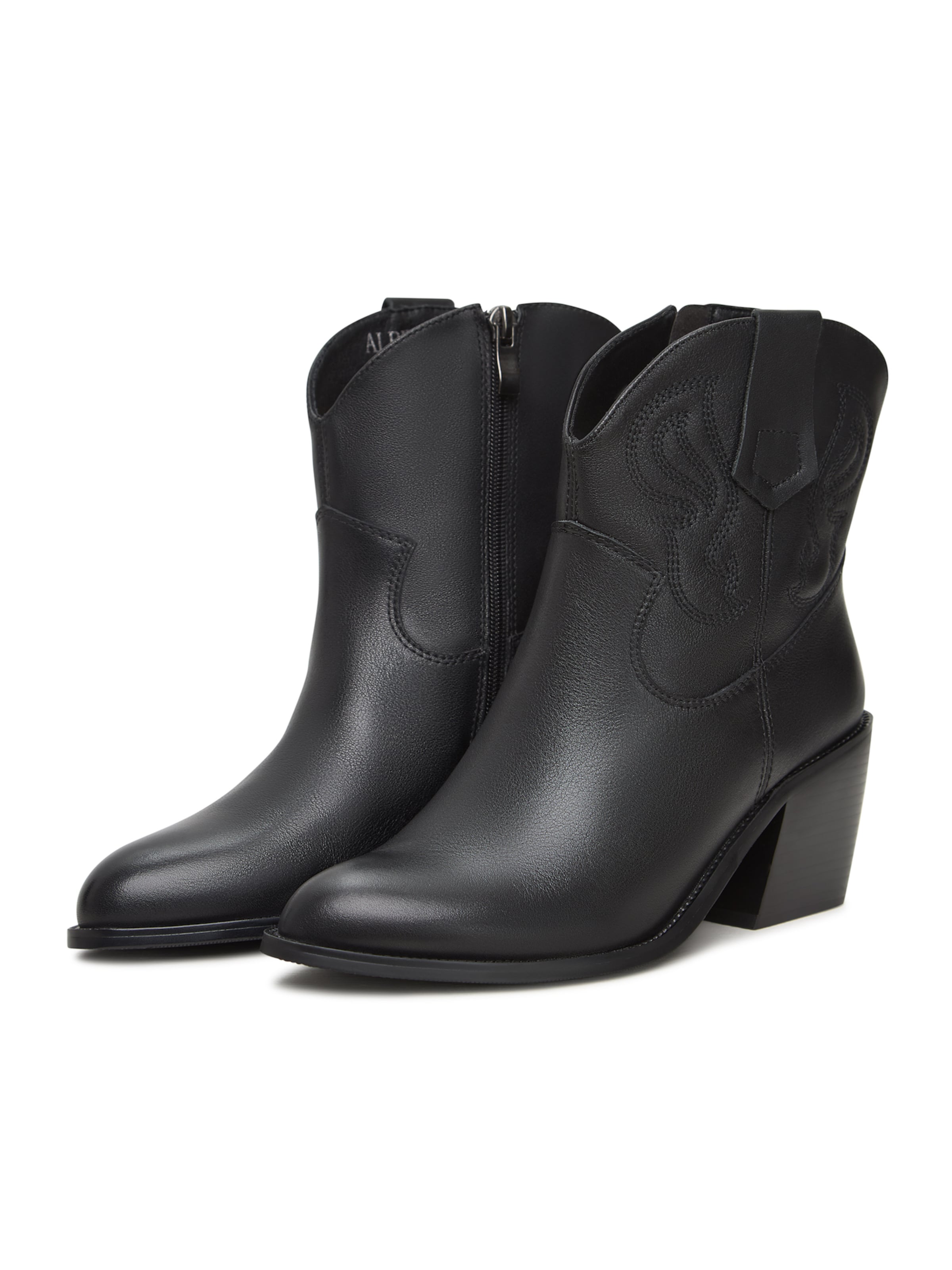 CESARE GASPARI Cowboy boot in Black