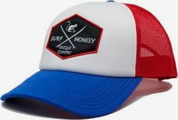 Surf Monkey Athletic Cap in Blue: front