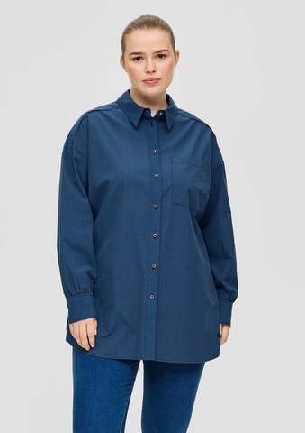 TRIANGLE Blouse in Blue: front