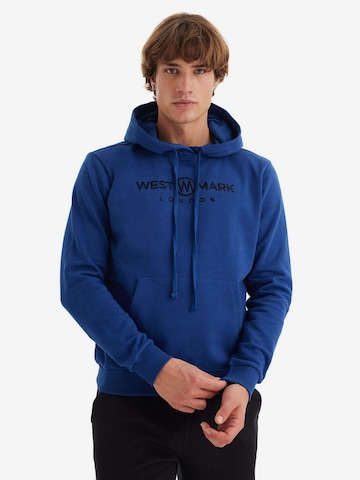 WESTMARK LONDON Sweatshirt 'SIGNATURE' in Blau: predná strana