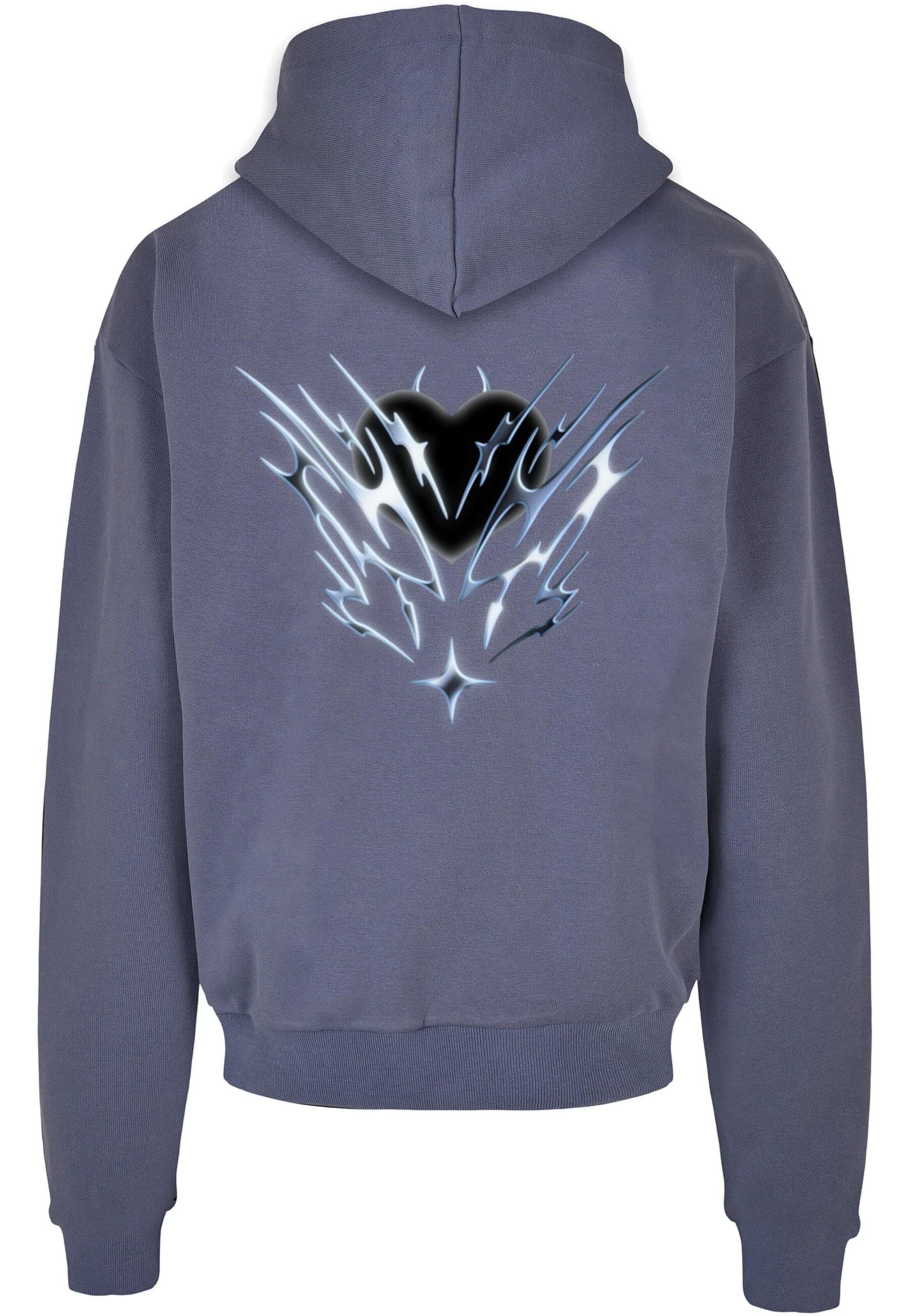 Felpa 'Cagedchrome' di MT Upscale in blu