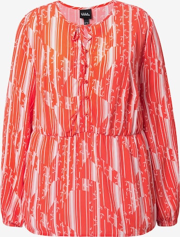 Ulla Popken Bluse in Rot: Vorderseite