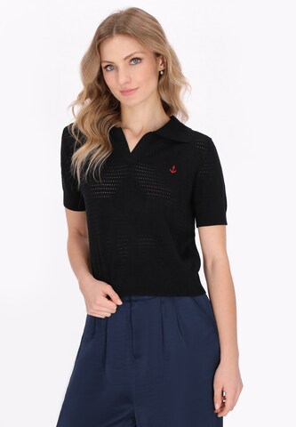 DreiMaster Klassik Свитер 'Classic Look' в Черный: спереди