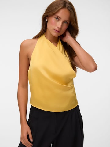 VERO MODA Топ в Желтый: спереди