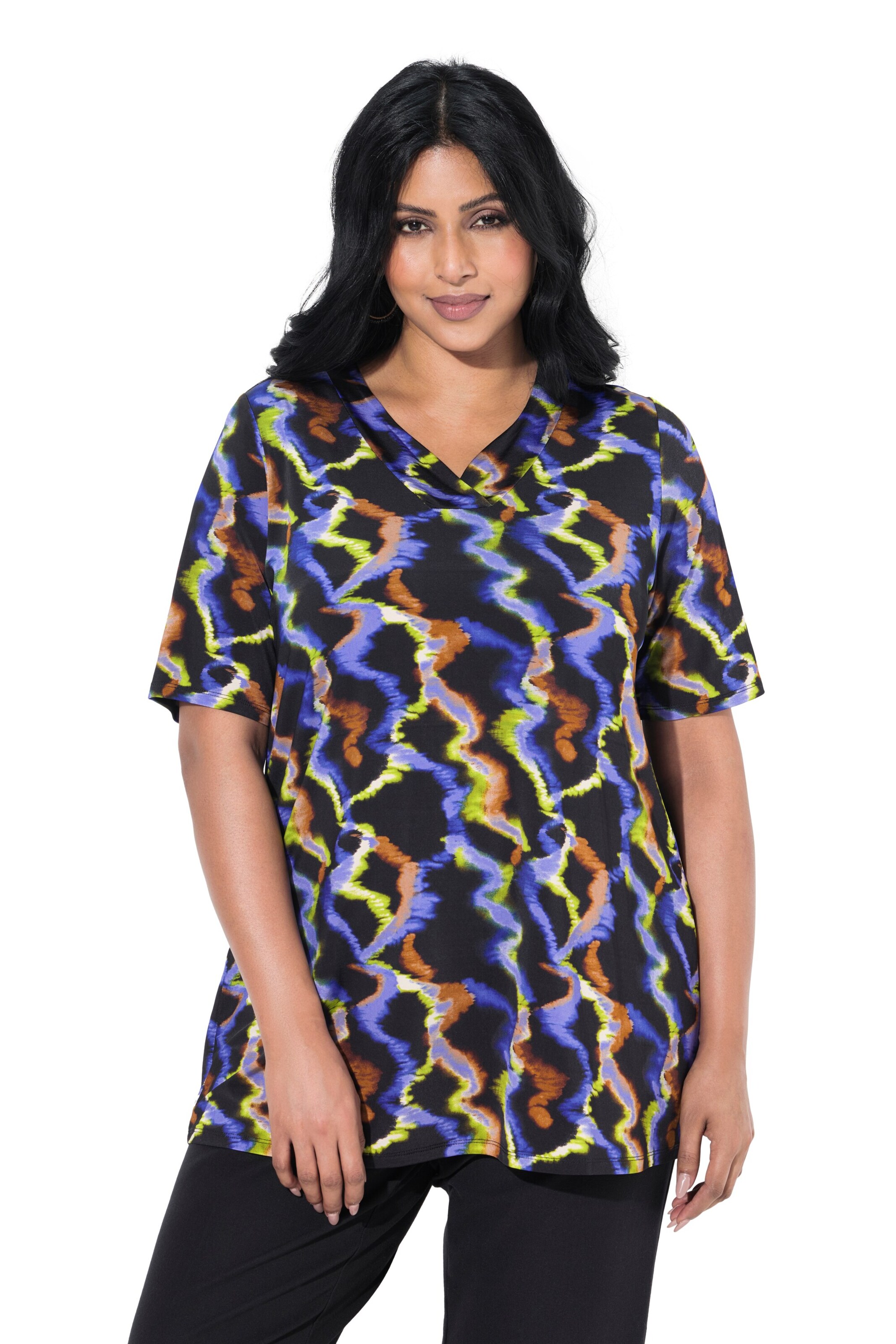 Ulla Popken Shirt in Black: front