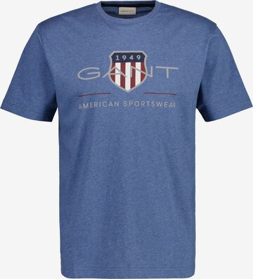 T-Shirt GANT en bleu : devant