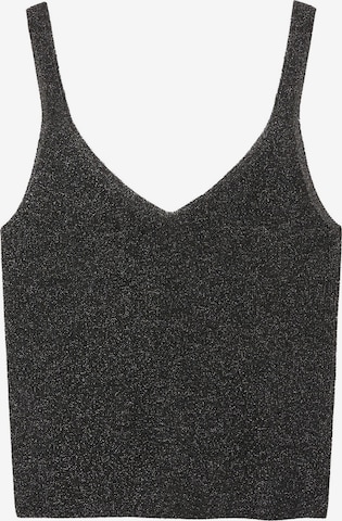 MANGO Knitted Top 'KLING' in Black: front
