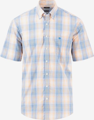 FYNCH-HATTON Button Up Shirt in Blue: front