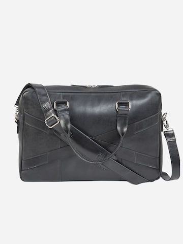 NEGOTIA Leather Laptop Bag 'Apex' in Black